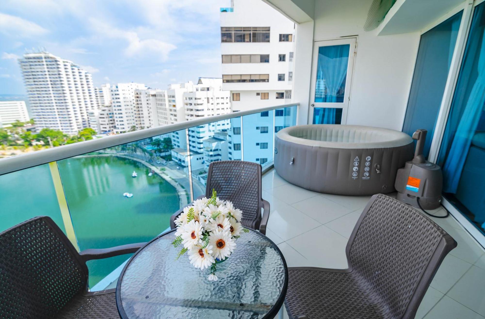 Apartamento Unik Cartagena Edificio Poseidon Eksteriør bilde